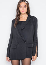 Load image into Gallery viewer, Charlotte Black Blazer image 1