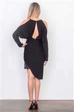 Load image into Gallery viewer, split-lace-minidress3