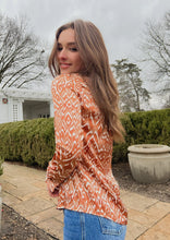 Load image into Gallery viewer, Terra Aztec Print Button Down Shirt