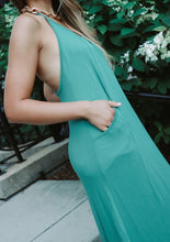Load image into Gallery viewer, Emerald Green Jersey Maxi Dress
