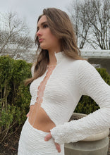 Load image into Gallery viewer, Filou White Textured Mini Dress