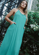 Load image into Gallery viewer, Emerald Green Jersey Maxi Dress