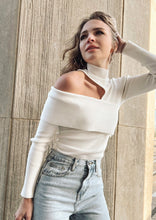 Load image into Gallery viewer, Mathilde Ivory Cut Out Sweater