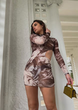 Load image into Gallery viewer, Maude Marble Mesh Cut Out Dress