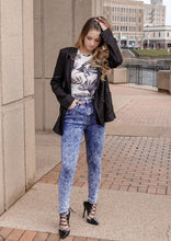 Load image into Gallery viewer, Delaney Black Pinstripes Blazer