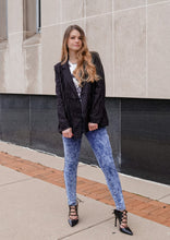 Load image into Gallery viewer, Delaney Black Pinstripes Blazer