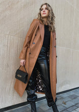 Load image into Gallery viewer, Rhode Vegan Leather Double Breasted Coat
