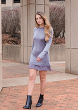 Load image into Gallery viewer, Willow Grey Sweater Dress
