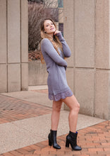 Load image into Gallery viewer, Willow Grey Sweater Dress
