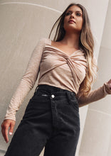 Load image into Gallery viewer, Viola Champagne Knot Top