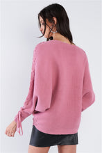 Load image into Gallery viewer, Keira Mauve Pink Knit Sweater
