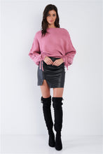 Load image into Gallery viewer, Keira Mauve Pink Knit Sweater
