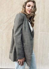 Load image into Gallery viewer, Rochester Grey Herringbone Blazer
