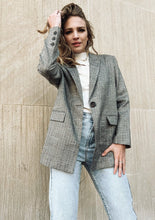 Load image into Gallery viewer, Rochester Grey Herringbone Blazer
