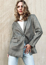 Load image into Gallery viewer, Rochester Grey Herringbone Blazer
